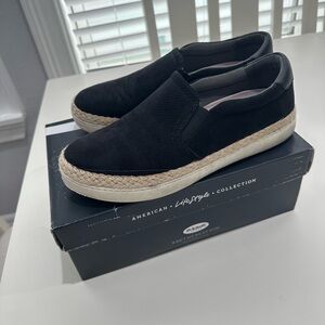 Black Slip-On Sneakers